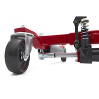 Cric de position mobile de chariot de voiture hydraulique avec pédale à cliquet de roue de pneu pour l'entretien de véhicule