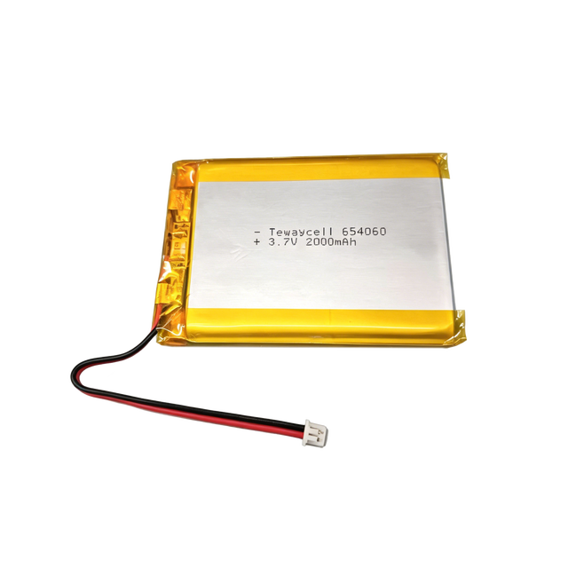 654060 2000mAh 3.7V Lithium Polymer Battery Rechargeable LiPo Battery for Electronic Devices