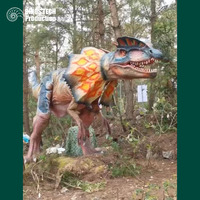 Modèle de Dilophosaure Robot Géant Sur Mesure pour Parc Forestier – Expositions ou Décorations Animatroniques de Dilophosaures Rugissants Simulés