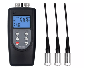 VM-6380-3 เครื่องวัดการสั่นสะเทือนแบบสามช่องสัญญาณ เครื่องมือวัดการสั่นสะเทือน - Product Image 2
