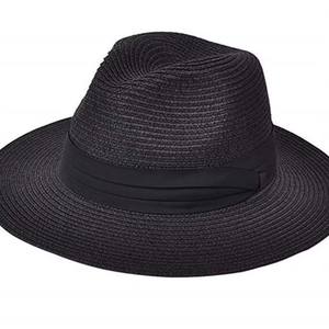 Chapeau de paille <span class=keywords><strong>Panama</strong></span> unisexe à large bord, style décontracté, pour l'été, la plage, le sport et les affaires, collection <span class=keywords><strong>2022</strong></span>, vente en gros - Product Image 2