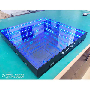 Suministros de fiesta vinilo pista de baile envoltura boda personalizada con luz de relleno Led - Product Image 2