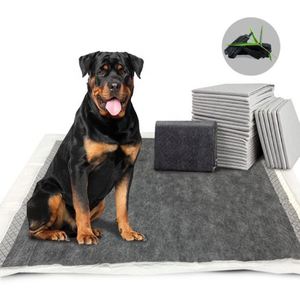 Tapis d'apprentissage pour chiots et petits animaux, 36g, 45x60cm, en charbon actif, pour l'urine, vente en gros à prix abordable - Product Image 2