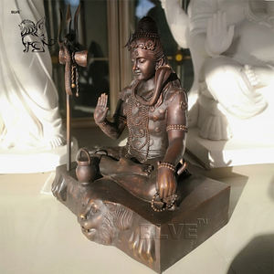 Estatuas <span class=keywords><strong>de</strong></span> Dioses Hindúes Religiosos Personalizadas, Estatua <span class=keywords><strong>de</strong></span> Bronce del <span class=keywords><strong>Dios</strong></span> Shiva, Escultura del <span class=keywords><strong>Dios</strong></span> Indio <span class=keywords><strong>de</strong></span> <span class=keywords><strong>la</strong></span> Destrucción - Product Image 5
