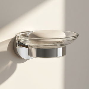 <span class=keywords><strong>Porte</strong></span>-<span class=keywords><strong>savon</strong></span> moderne Metalique 54085-CR avec support en alliage de zinc, fixation murale, finition chromée, pour cuisine, école et salle de sport - Product Image 1