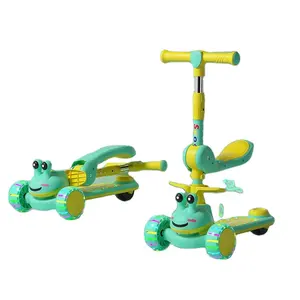 Scooter per bambini 1-8 anni triade-Sit and ride ragazzi e ragazze baby scooter pieghevole con musica