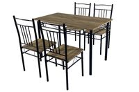 Ensemble de table à manger en MDF, modèles variés, pour la salle à manger à domicile, référence DS-311, en promotion, prix abordable