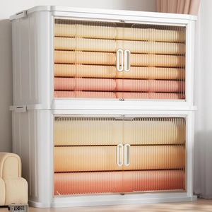 Speicher Schrank Speicher Schrank Schlafzimmer Kleidung Sortierung Kunststoff Snack Kabinett <span class=keywords><strong>Haushalt</strong></span> Falten Aufbewahrungsbox - Product Image 6