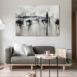 Handmade Wall <strong>Art</strong> <strong>Canvas</strong> Painting Abstract Calligraphy <strong>Art</strong> Picture Artistic Wall Decor Modern Artwork <strong>Custom</strong> Painting Quadri - Product Image 4