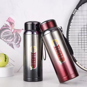 Té o café 1000ml Frasco <span class=keywords><strong>de</strong></span> vacío para beber Taza <span class=keywords><strong>de</strong></span> vaso con aislamiento térmico Termos <span class=keywords><strong>de</strong></span> <span class=keywords><strong>acero</strong></span> <span class=keywords><strong>inoxidable</strong></span> Botella <span class=keywords><strong>de</strong></span> agua fría y caliente Themo - Product Image 4