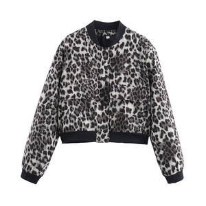 Manteau pour femmes VV, vente en gros, imprimé léopard, vêtements d'extérieur tendance pour l'hiver - Product Image 1