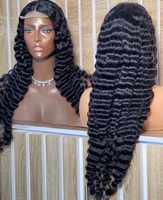 Perruque de cheveux humains Remy naturelle de 40 pouces, cheveux vietnamiens bruts, sans colle, avec dentelle frontale complète 13x4, pré-épilée, perruque frontale HD