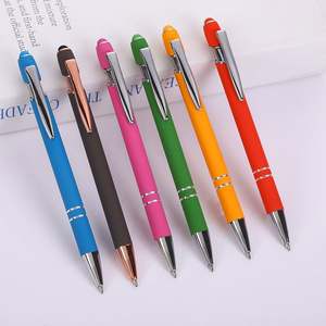 Beberapa Warna Rubberballpen Lembut Dapat Ditarik untuk Perusahaan Giveaway Ballpen Muji Android Stylus Ballpen 2 In 1 Lama - Product Image 6