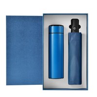 Gourde isotherme en acier inoxydable avec affichage de la température, tasse, bouteille, thermos et parapluie pliant – Nouveauté 2026 avec personnalisation client