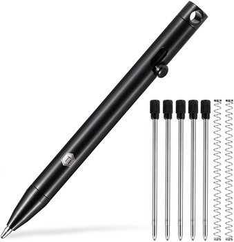 keyunity kp00チタン合金ボルトアクションペン、ボーナス詰め替え