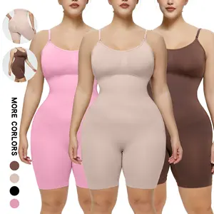 Plus Size pós-parto bunda corpo sem costura Shapewear espartilho barriga controle uma peça macacão bodysuit shaper do corpo para mulheres