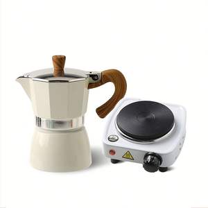 <span class=keywords><strong>Cafetera</strong></span> Espresso de Acero Inoxidable de Bajo Precio, Apta para Inducción, de 1 a 6 <span class=keywords><strong>Tazas</strong></span>, Juego de <span class=keywords><strong>Cafetera</strong></span> <span class=keywords><strong>Italiana</strong></span> Moka - Product Image 4