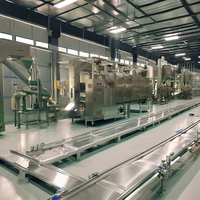 Ligne de production de beurre de cacahuète entièrement automatique continue, fabrication de houmous, de tahini, de pâte de graines de sésame, y compris le moulin à riz, neuf et d'occasion