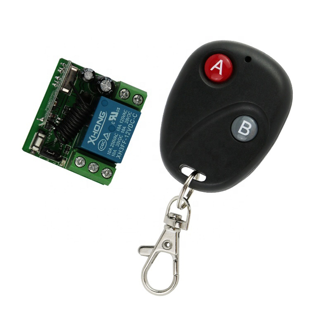 433Mhz Universal Wireless Remote Control Switch DC 12V 1CH Relay Receiver Module RF Transmitter 433 Mhz Remote Controls