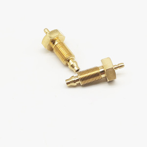 Tornillo de latón, piezas mecanizadas a medida, rosca estándar de 0.9 a 25 mm para uso automotriz e industrial - Product Image 1