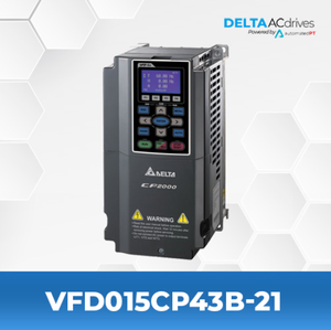 Delta CP2000 VFD015CP43B-21 380-480V 3 เฟส 1.5 กิโลวัตต์ 2 แรงม้า VFD - Product Image 1