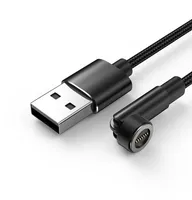 Câble de charge rapide magnétique 3 en 1 Type-C Micro USB-C, câble de données à rotation à 180 degrés, câble magnétique USB 66W