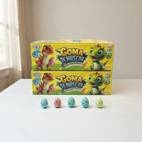 Bandelettes de bonbons durs en forme d'œuf de dinosaure multicolores pour enfants, vente en gros