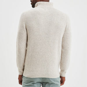 Cárdigan de Invierno para Hombre con Cuello Camionero, Cierre de Cremallera, Tejido Transpirable de 320g para Combinar con Otras Prendas - Product Image 3