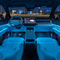 KYNCHO Vente en gros de kit d'éclairage ambiant pour voiture à LED 18 en 1, symphonie de 64 couleurs, éclairage intérieur automobile, lampe décorative pour voiture 12V