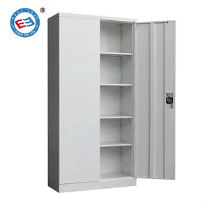 Factory price office storage cupboard 2 Door Metal Cabinets 5 layer steel filing cabinet emari besi archivad