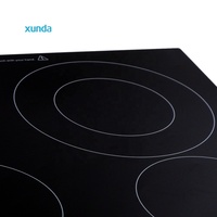 Plaque de cuisson électrique vitrocéramique encastrable 4 brûleurs Xunda pour la cuisine – Personnalisation usine