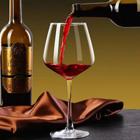 Vaso de Plástico Transparente Moderno en Forma de Huevo de Alta Calidad para Vino, Whisky y Champán al por Mayor