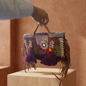 Sac à main décontracté pour femme en cuir véritable léger, pliable, portable et élégant, avec fermeture éclair, collection BS International - Product Image 2