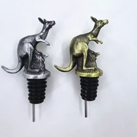 Verseur de vin de la série Animaux Sauvages, Décoration pour bar et boutique, Bouchon de vin en alliage de zinc pour cadeau de Noël