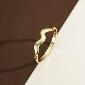 CM Joyería Bijoux Bracelets et Joncs Plaqué Or 14K pour Femme, Design Cœur, Charme Raffiné, Or Laminado - Product Image 3