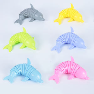 2025 Usine En Gros Ventes Directes Nouveau Fidget Décompression Jouet Animal De Mer En Plastique Doigt Dauphin Fidget Jouet - Product Image 3