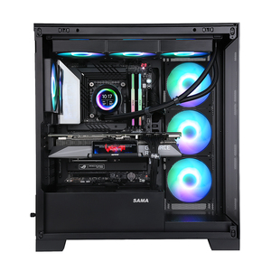 <span class=keywords><strong>SA</strong></span> MA Da JingJie Glass Gaming PC Case 270 Transmisión lateral Interfaz de E/S extraíble Fácil desmontaje ATX MATX ITX Fan Audio - Product Image 2