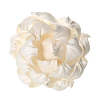 Diffuseur de parfum QY écologique de haute qualité en bois avec corde en coton 8 cm, fleurs de pivoine Sola parfumées sans fumée pour aromathérapie