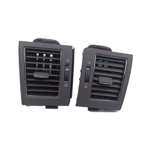 ชุดตะแกรงช่องลมแอร์รถยนต์แลนด์ครุยเซอร์ LC200 ปี 2008-2020 แบบควบคุมด้วยมือ รูปทรงสี่เหลี่ยมผืนผ้า สีเทาเข้ม/ดำ ผลิตจากพลาสติก ABS - Product Image 1