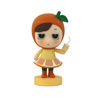 Figur Minuman Jeruk Lucu Blind Box Seri Dessert Koleksi Ornamen Mini Meja Hadiah Tersedia Stok Custom OEM Pabrik Grosir
