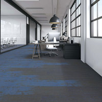 Hohe Qualität PVC Sichern Schalldichte Büro Kommerziellen Teppich Fliesen 25x100cm