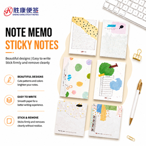 Custom Reusable Writable Sticky <b>Memo</b> <b>Pad</b> Planner Notepad For Office School Business Promotion Wholesale Paper Stationery Supply - Product Image 1