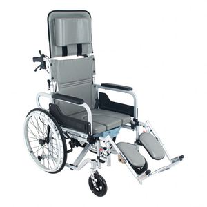 Fauteuil roulant pliable en alliage d'aluminium Deyang pour personnes handicapées et personnes âgées, portable, petit, manuel, entièrement inclinable - Product Image 1