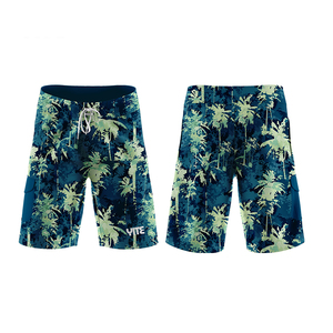 Pantaloncini da Spiaggia Personalizzati 100% Poliestere, Maglie Sportive con Logo Personalizzato, Asciugatura Rapida, Shorts da Surf e Nuoto - Product Image 4