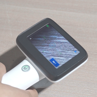 Appareil vétérinaire UVC certifié CE en or rose 265 nm, traitement en 5 secondes des infections corneennes pour chevaux, chats et chiens.