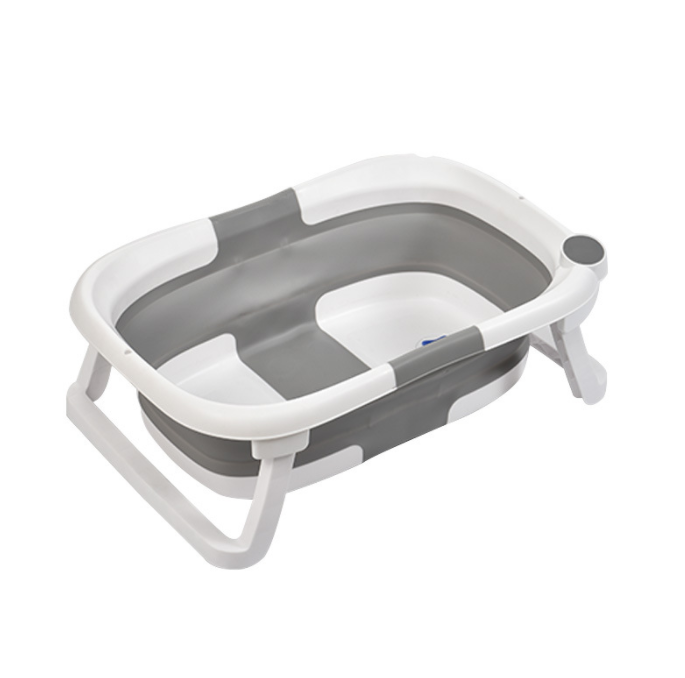 Бытовая Детская ванна с температурным дисплеем, складные товары для ванны новорожденных