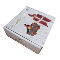 Boîtes rigides en carton ondulé personnalisables pour l'emballage de cadeaux de sous-vêtements, matériaux recyclés, petites boîtes d'expédition avec fermeture magnétique
