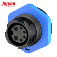 Connecteur hybride étanche M16 2+4 broches mâle-femelle, ensemble de 10A IP67 pour contrôle de capteur