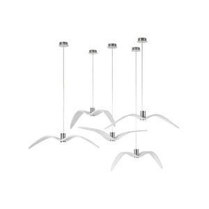 Restaurante nórdico bar Gaviota candelabro Creativo Moderno café ropa Hotel recepción decorado resina candelabro colgante Luz - Product Image 1