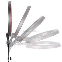 Kit d'éclairage annulaire 18 "55W 240 LEDS RL-18 caméra photographie lampe à intensité variable avec trépied